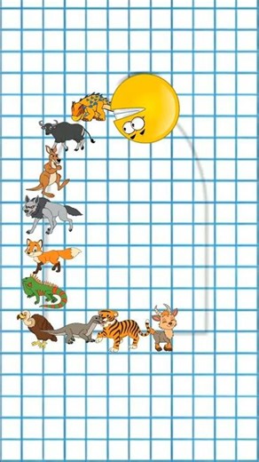 Pacman Eats All Kinds Of Wild Animals - Bears, Elephants, Rhinos, Horses, Lions, Even Dinosaurs.