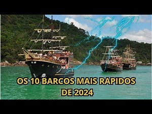 OS 10 BARCOS MAIS RAPIDOS DE 2024