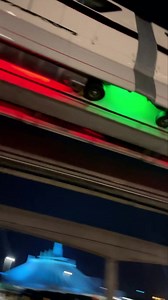 7.3K views · 247 reactions | ENJOY - The red and green lights have returned underneath the bottom of the Monorails at Walt Disney World, and we get the festive feelings every single time   | Doctor Disney | Facebook