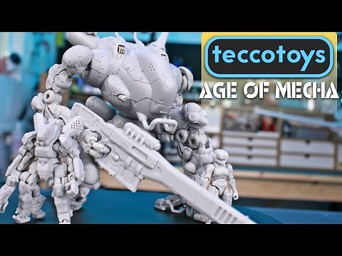 TeccoToys 3D Printed Mecha Models Review!