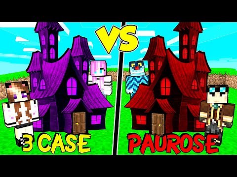 3 CASE PAUROSE MASCHI CONTRO FEMMINE SU MINECRAFT!!