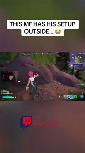 Talk about a outdoor setup…