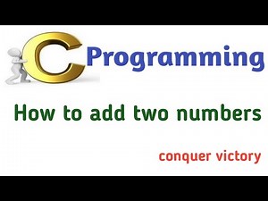 C Program to add two numbers | Tamil | Conquer victory