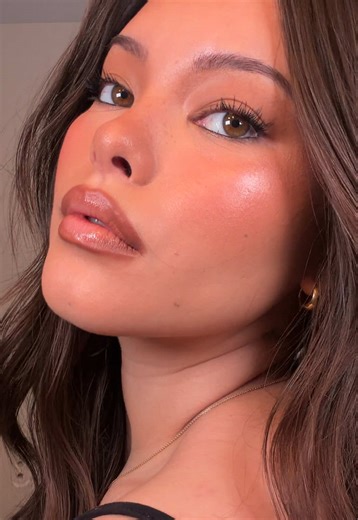 toasty makeup is sooo simple actually🤎tut? #lattemakeup #makeupinspo #toastymakeup #glowymakeup #stepbysteptutorial