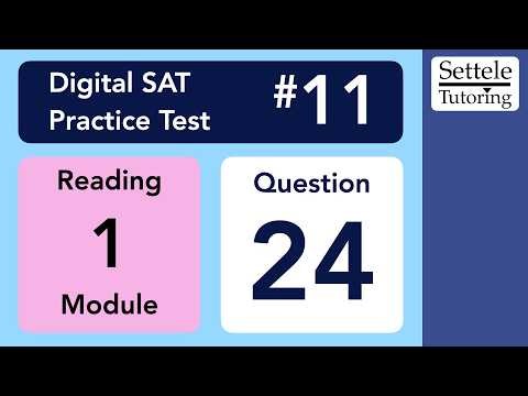 Digital SAT 11, Reading Module 1, Question 24
