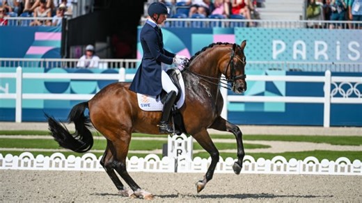 Touchdown! World Cup champion scores carrots – and spot in the Olympic individual dressage final