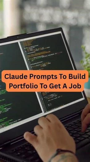 Claude Prompts To Build Portfolio To Get A Job