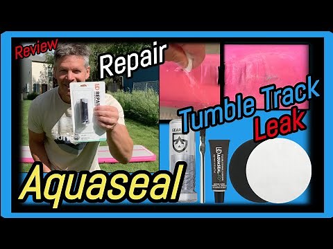 Using GEAR AID Aquaseal FD & Tenacious Tape To Fix Air Leak In Tumble Track ★ Aquaseal Review