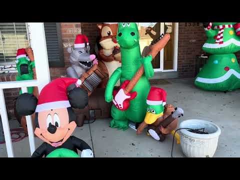 Christmas Inflatable Display 2024 Walkthrough