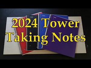 2024 Science Olympiad Tower: Taking Notes