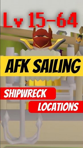 AFK Sailing shipwreck locations #sailing #osrs #afk