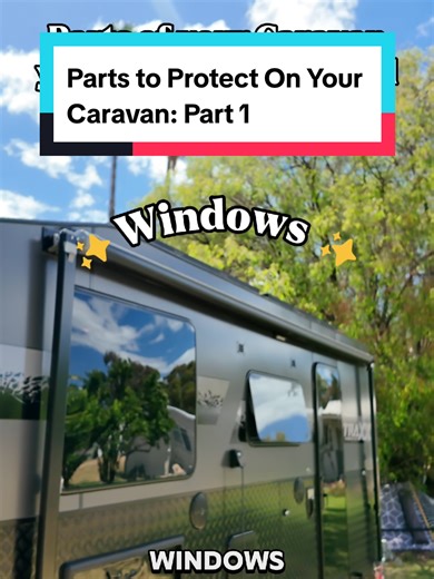 Parts of your caravan you didn't know needed protection but do! Part 1 ✨ Windows ✨ BushWrapz does pre cut PPF kits to suit heaps of caravan windows, both in a clear film and a tinted heat rejection film in 2 shades of darkness 👌 #caravan #protection #ppf #diy #bushwrapz
