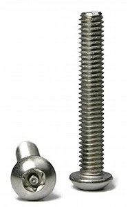 Torx Security Button Head Machine Screws Stainless Steel Tamper Proof Screws #10-24 x 1 inch Qty 25