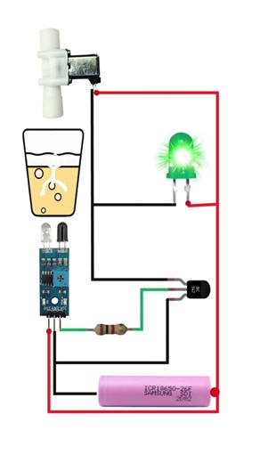 IR Sensor Based Liquid Filling Machine | Simple Automation Project