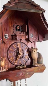 Cuckoo clock cat theme