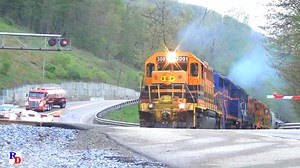 We see a Buffalo & Pittsburgh freight on the former Allegheny & Eastern RR at Warren, PA. From the BKVP program, 2 discs on DVD or Blu-ray "Pittsburgh Railfan Expedition" https://rfd.video/PRE | Railfan Depot