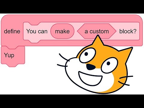 How to create a custom block in Scratch