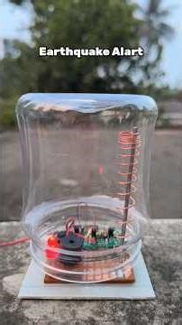 Earthquake Sensor using SR Transistor Latch circuit. #diyprojects