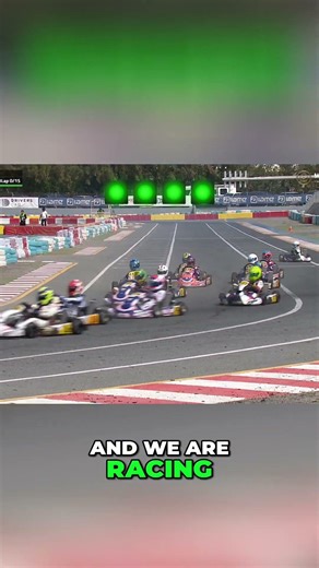 GO-KARTS GO WILD: Intense Race Start & Lead Change CHAOS! #shorts