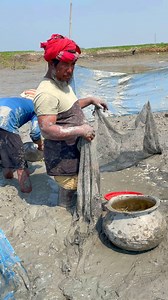Village river mud fishing | Fishing Village
