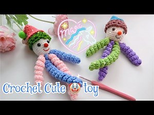 ‼️🤩Crochet Cute Clown Toy🤡 tutorial. Can be given as a gift for children | By Grace