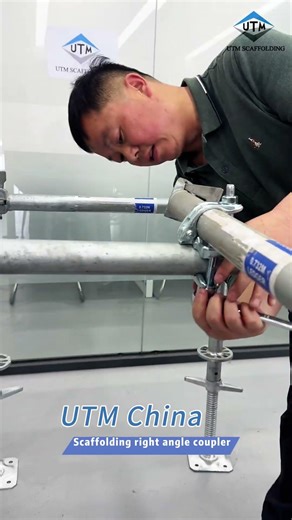 Scaffolding right angle coupler China supplier UTM | Installation Tutorial #scaffolding