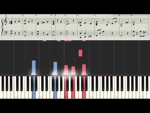 Christ, Be Our Light - piano tutorial 𝕀 hymn piano 𝕀 sheet 𝕀 synthesia