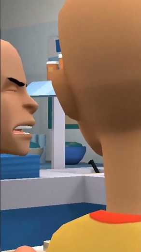 classic caillou misbehaves at school short