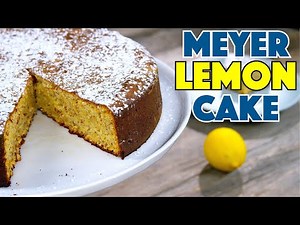 🍋 Meyer Lemon Almond Cake Recipe 🍋 Glen & Friends Cooking