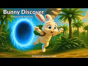 Bunny Discovers the MOST AMAZING Dinosaur Portal Ever | DreamBeam Cartoons