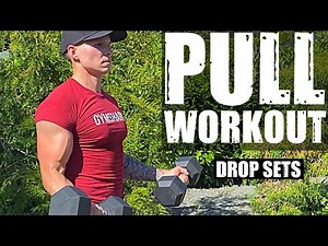 PULL WORKOUT using DUMBBELLS AT HOME | (BACK, BICEPS, REAR DELTS)