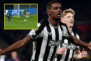 Alexander Isak goes from zero to hero as he makes amends for huge miss against Paris Saint-Germain in Champions League