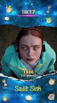 A evolução de Sadie Sink #shorts #strangerthings #netflix #streaming #season5 #sadiesink