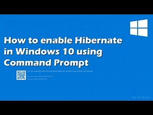 How to enable Hibernate in Windows 10 using Command Prompt