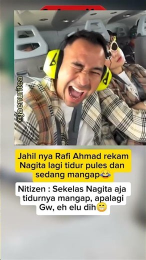Sekelas Nagita aja tidur nya mangap #shorts #viral #trending