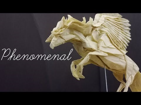 Folding the Winged horse of Legends- An Origami Pegasus