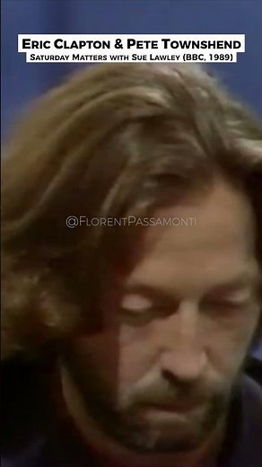 Eric Clapton & Pete Townshend play the Blues on TV | Historical video