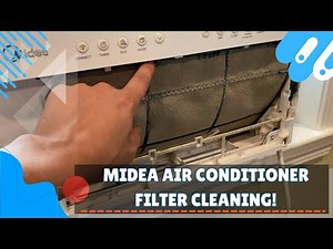 Midea Air Conditioner Filter Cleaning – Easy DIY Guide!