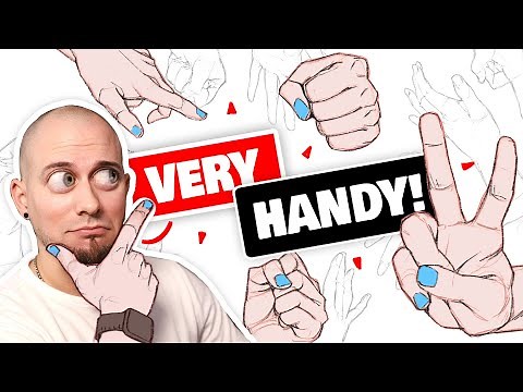 ✌️ HOW TO DRAW HANDS (like a professional hand drawer)