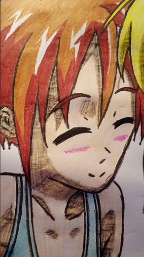 How to drawing Pico and Chico (part 2) #drawing #art #anime #Pico #Chico