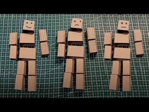 How to make a cardboard ragdoll - cB DIY