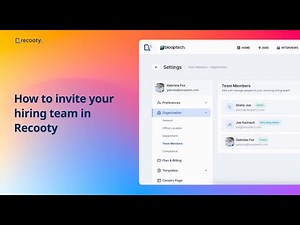 How to Invite Your Teammates on Recooty | Collaborate Seamlessly in Hiring