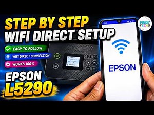 EPSON L5290 WIFI DIRECT PRINT | Step By Step | PinoyTechs