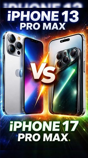 iPhone 13 Pro Max vs iPhone 17 Pro Max 😳