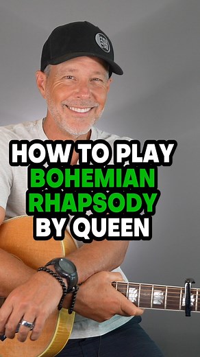 ⭐️Comment “PDF” for the free chord chart to Crazy. No email required!⭐️🎸 BOHEMIAN RHAPSODY – QUEEN (Easy Version)🎸Capo: 3🎸Chords: G6 – E-9 – A-9 – D🎸Strumming: 1 2 3 4🎸Quick Tip: This simplified version focuses on the iconic intro feel. Keep your strums light and even, letting each chord ring. Listen for the natural sustain between changes—it’s part of the song’s drama. If you want more of the original flavor, experiment with light arpeggios instead of full strums.🎸 Try it slowly at first,