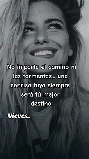 Sonríe, que la Vida Sigue 💙 | Frase de Reflexión
