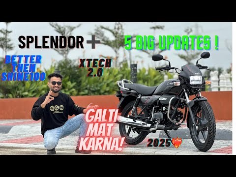 Hero Splendor Plus XTEC 2.0 (2025) – Full Review & King Returns with Smart Upgrades!