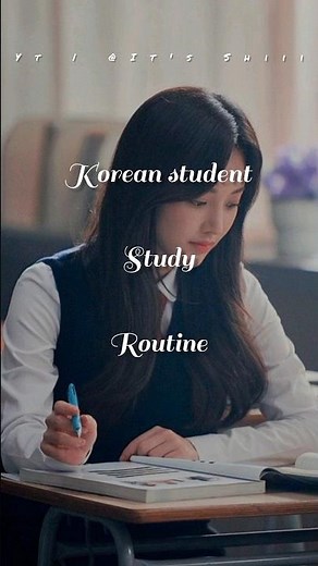 Korean student Study schedule #koreanstudymotivation #studywme #studyinspo #studyhacks