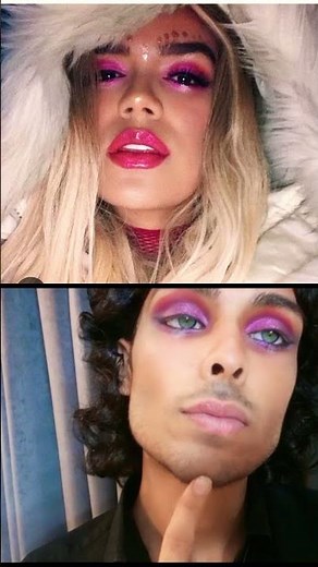 Re-created this glamorous eye makeup look Of Karol g ‪@KarolG‬