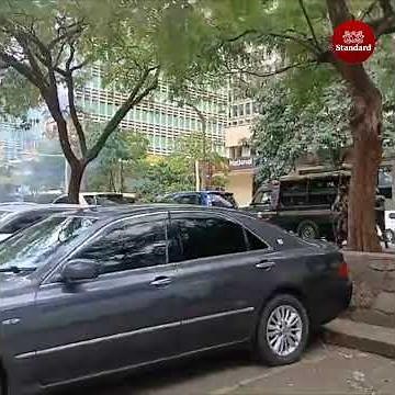 Police fire teargas to disperse protesters demanding justice for Ojwang in Nairobi CBD